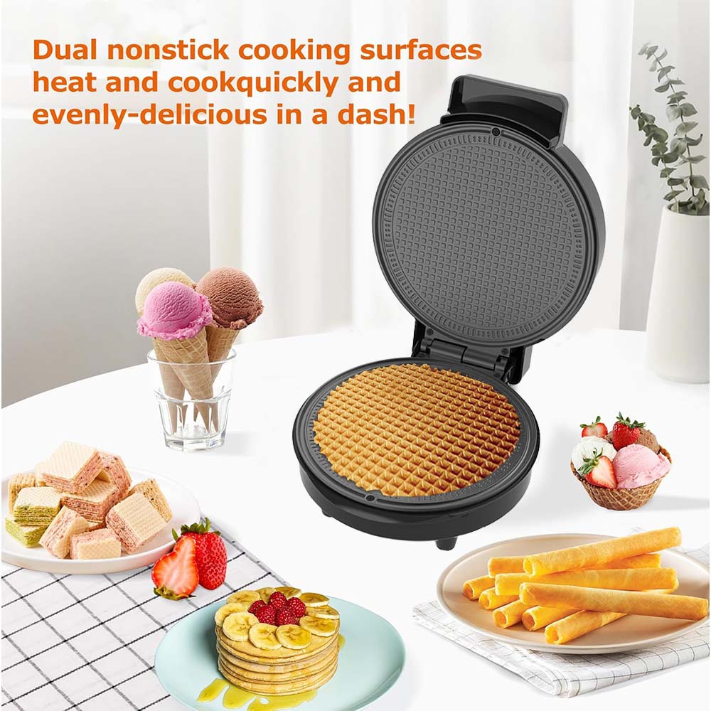 Ice Cream Maker Electric - Mesin Pembuat Cone Es Krim Rumah