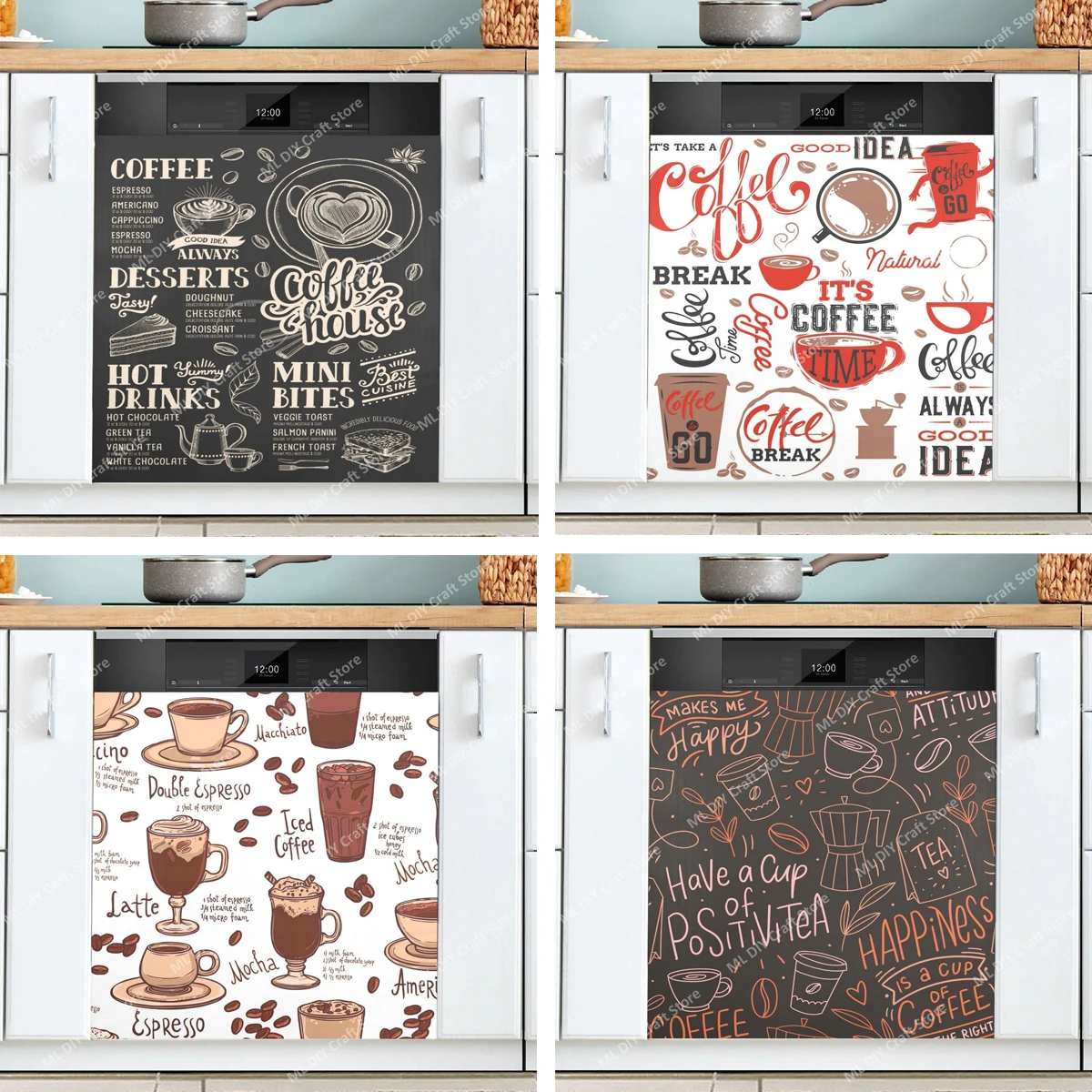 Kitchen Appliances Pictures - Topik kopi Retro desain kafe penutup