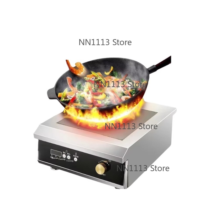 Wok Electric Flat - Kompor Induksi Listrik Daya Tinggi Komersial,