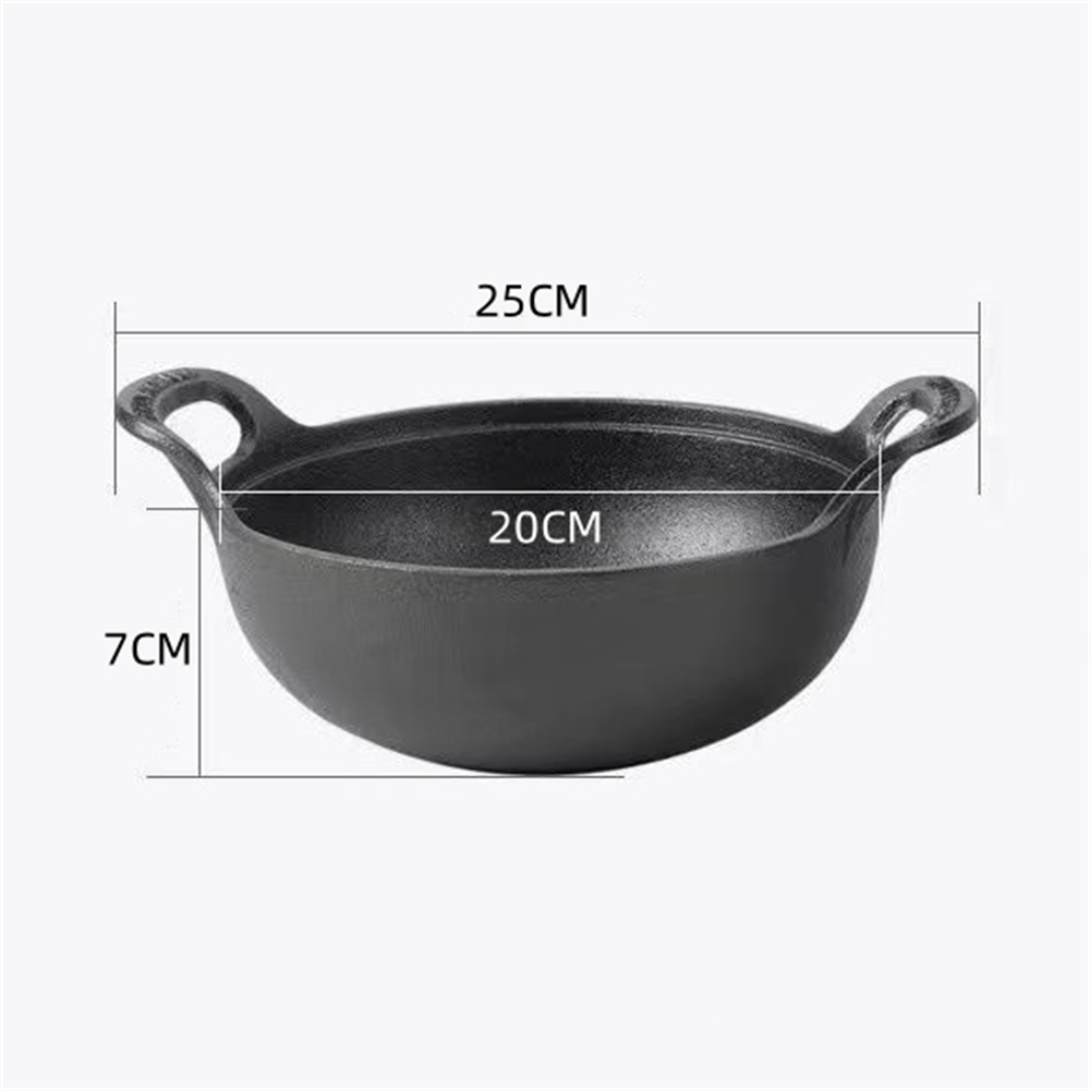 Wok Electric Flat - Wajan Besi Cor Tanpa Lapisan Alas