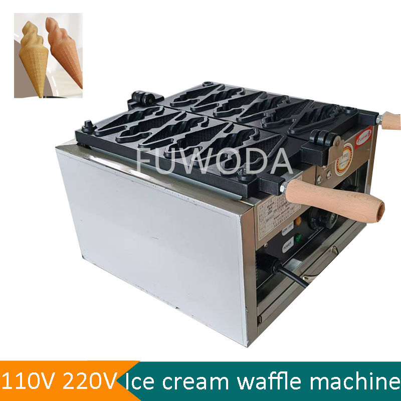 Ice Cream Maker Electric - Mesin Pembuat Waffle Cone Es Krim