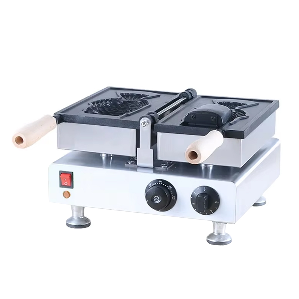 Ice Cream Maker Electric - Mesin Pembuat Taiyaki Ikan Komersial 1