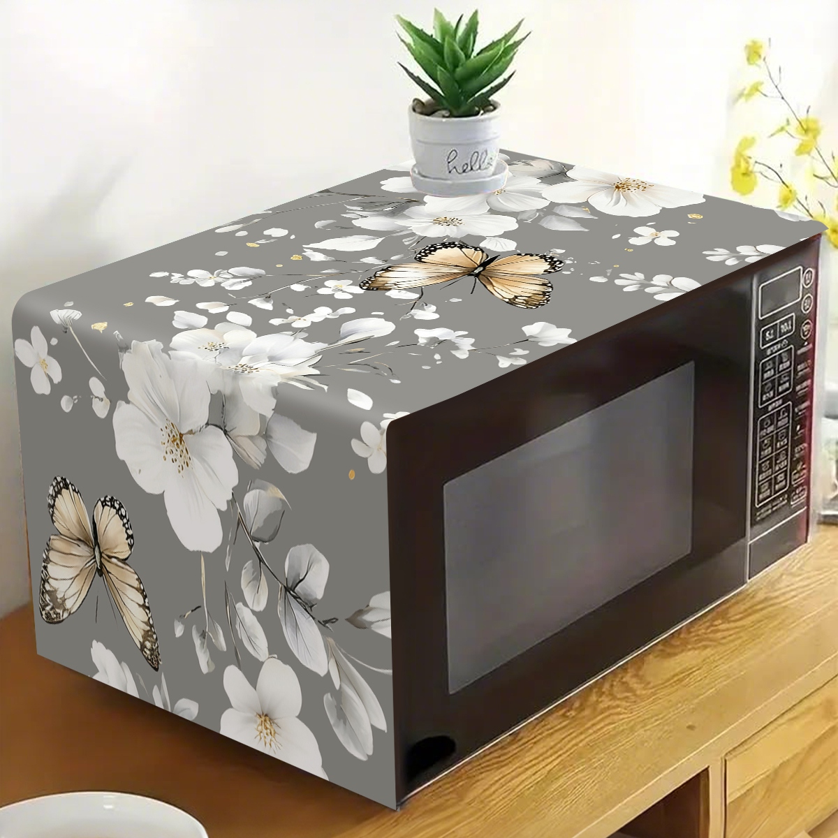 1 Buah Penutup Debu Microwave  - Kitchen Appliances White ulasan dan harga