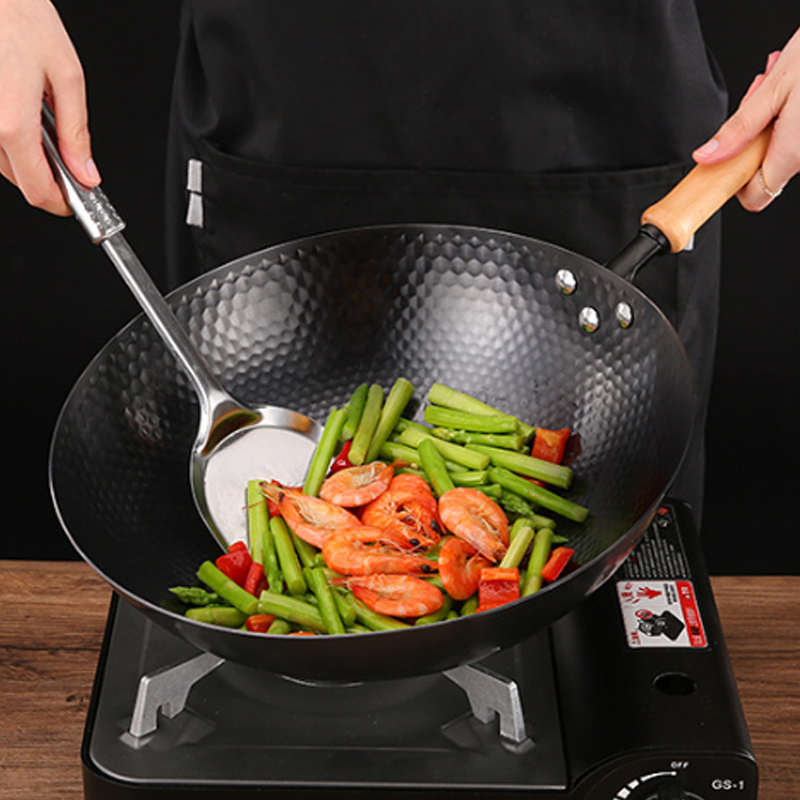 Panci Wajan Baja Karbon 32Cm,  - Wok Electric Flat ulasan dan harga
