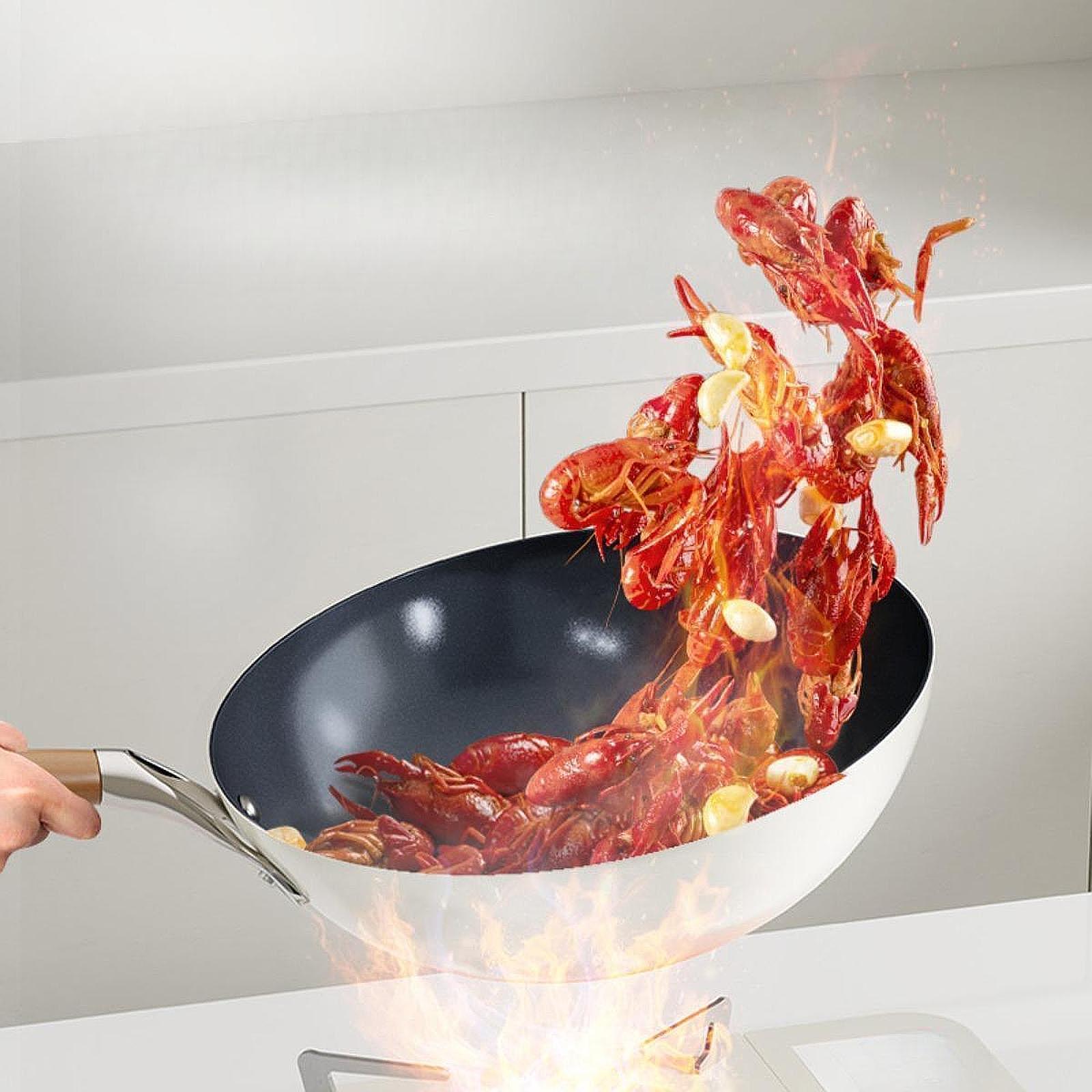 Wajan Penggorengan 28cm dengan - Wok Electric Flat ulasan dan harga