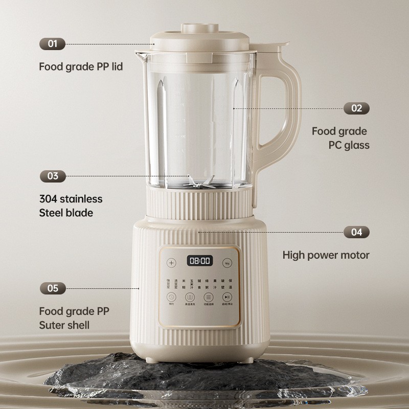 Blender Layar Sentuh Tanpa Fil - Soy Milk Maker ulasan dan harga