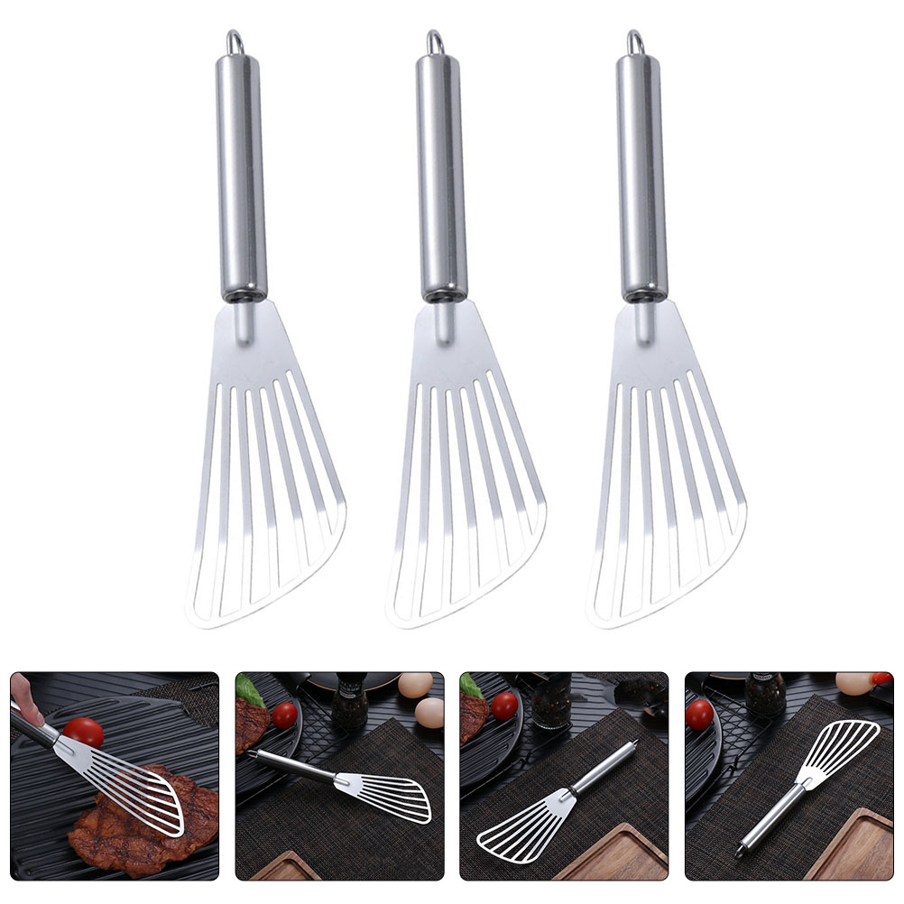 3 Buah Spatula Baja Tahan Kara - Kitchen Appliances Cooking ulasan dan harga