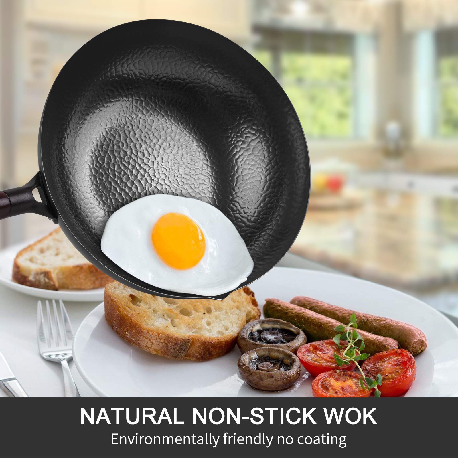 Wajan, wajan baja karbon, waja - Wok Electric Flat ulasan dan harga
