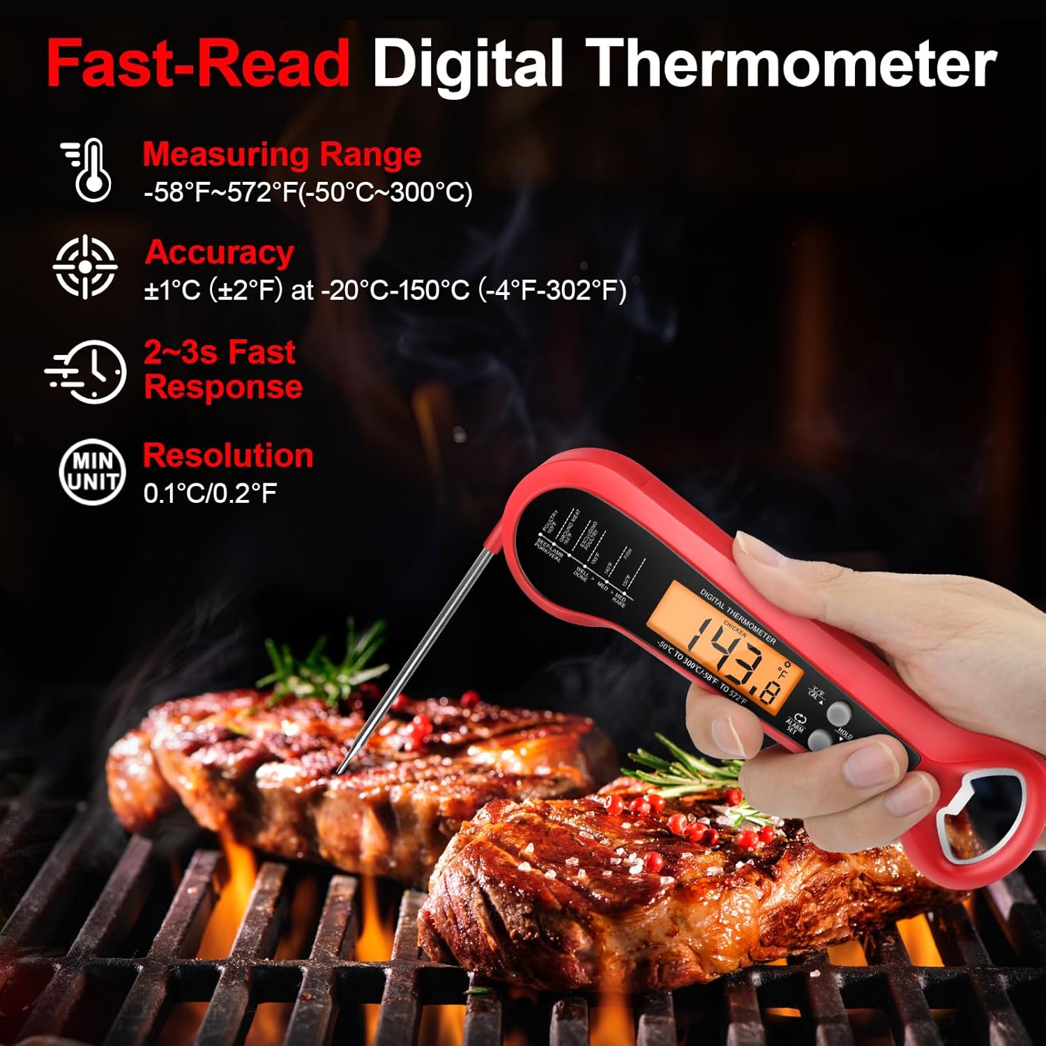 Termometer Daging Digital Prof - Kitchen Appliances Cooking ulasan dan harga