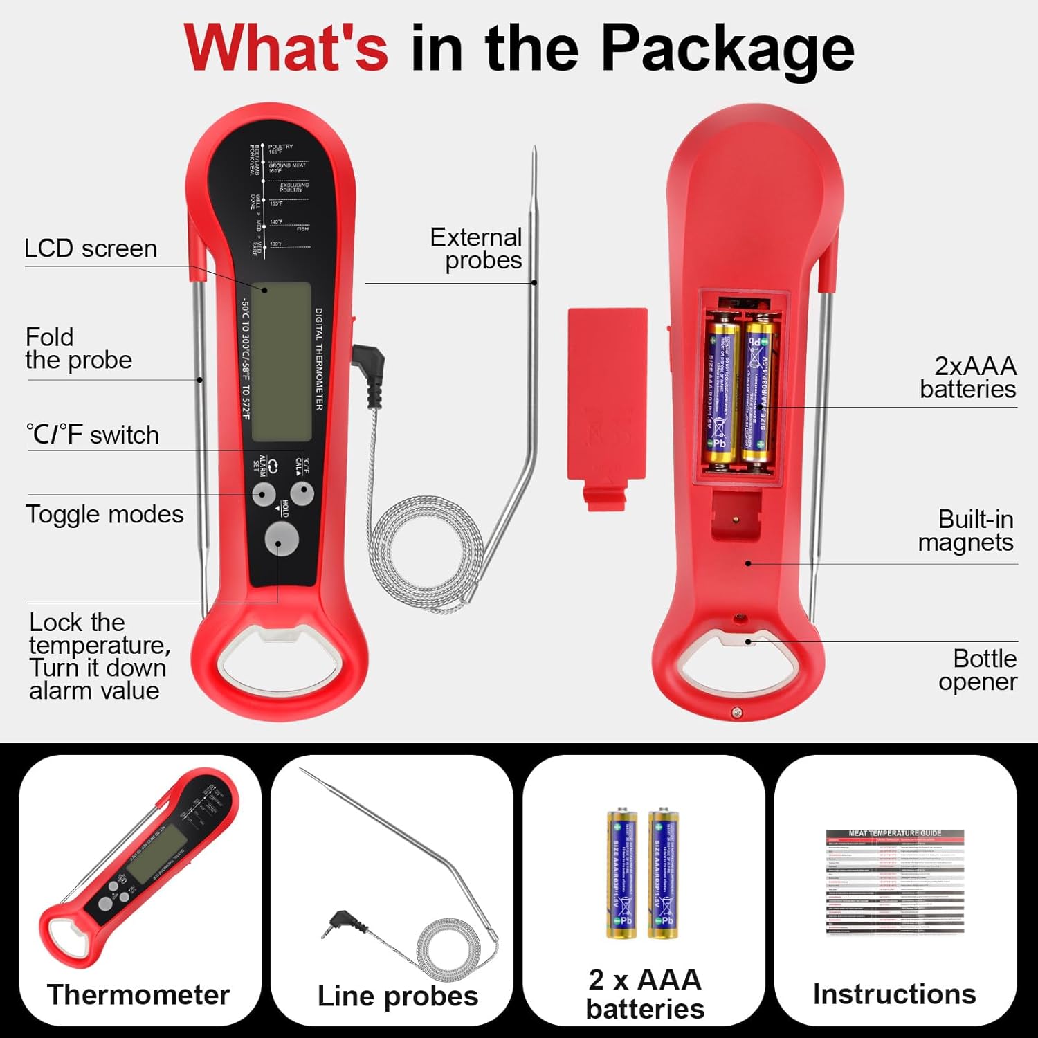 Termometer Daging Digital Prof - Kitchen Appliances Cooking ulasan dan harga