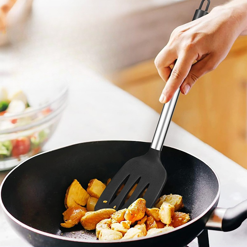 1/2 Buah Set Spatula Silikon T - Kitchen Appliances Combo ulasan dan harga