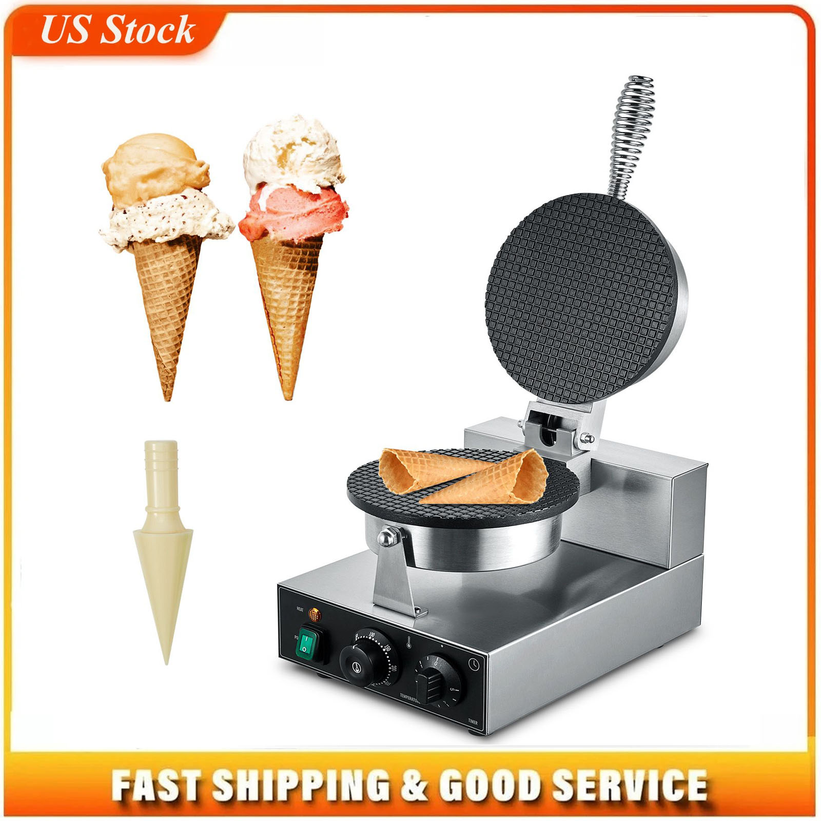 Pembuat Cone Es Krim Elektrik, - Ice Cream Maker Electric ulasan dan harga